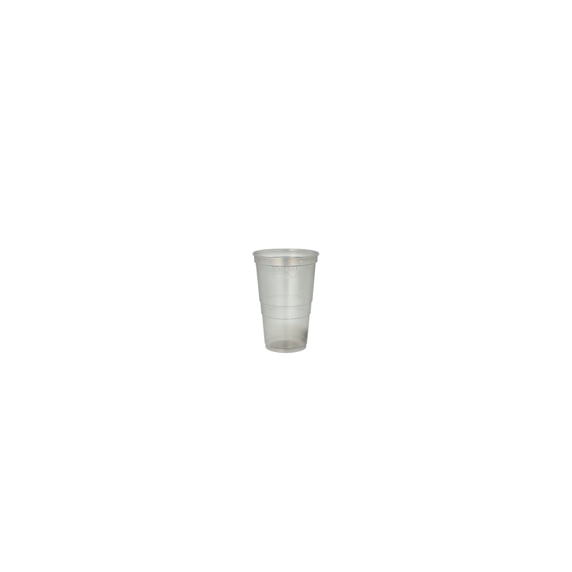 Mehrweg-Trinkbecher PP 0,25 l Ø 7,8 cm · 10,4 cm grau Mehrweg-Trinkbecher PP 0,25 l Ø 7,8 cm · 10,4 cm grau