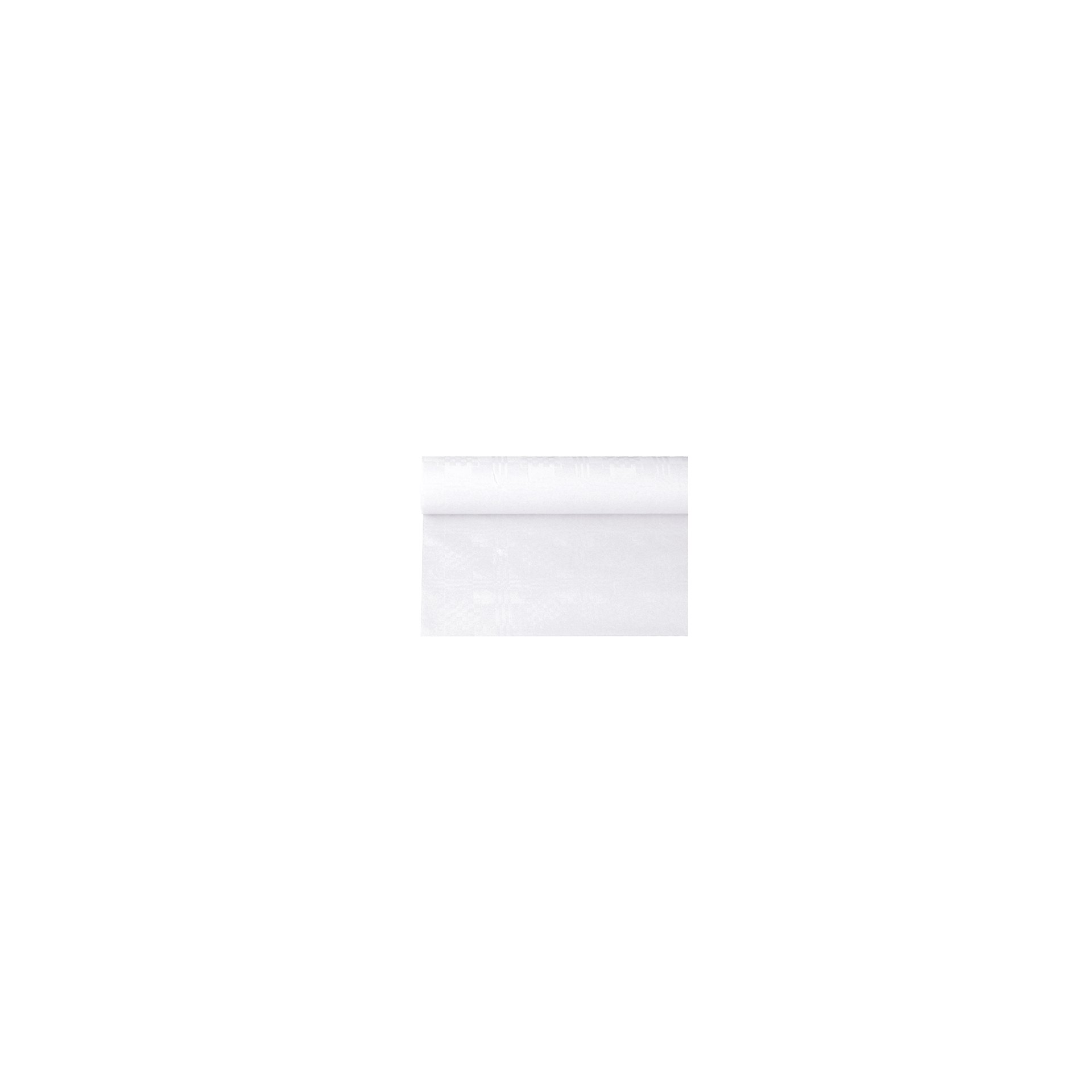 Papiertischtuch mit Damastprägung 6 m x 1,2 m weiss Papiertischtuch mit Damastprägung 6 m x 1,2 m weiss