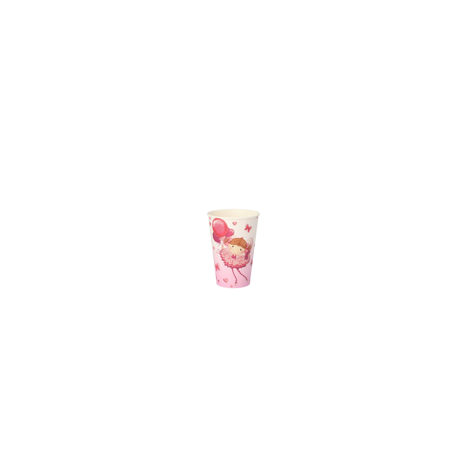 Trinkbecher, Pappe 0,2 l Ø 7 cm · 9,7 cm lila "Little Dancer" Trinkbecher, Pappe 0,2 l Ø 7 cm · 9,7 cm lila "Little Dancer"