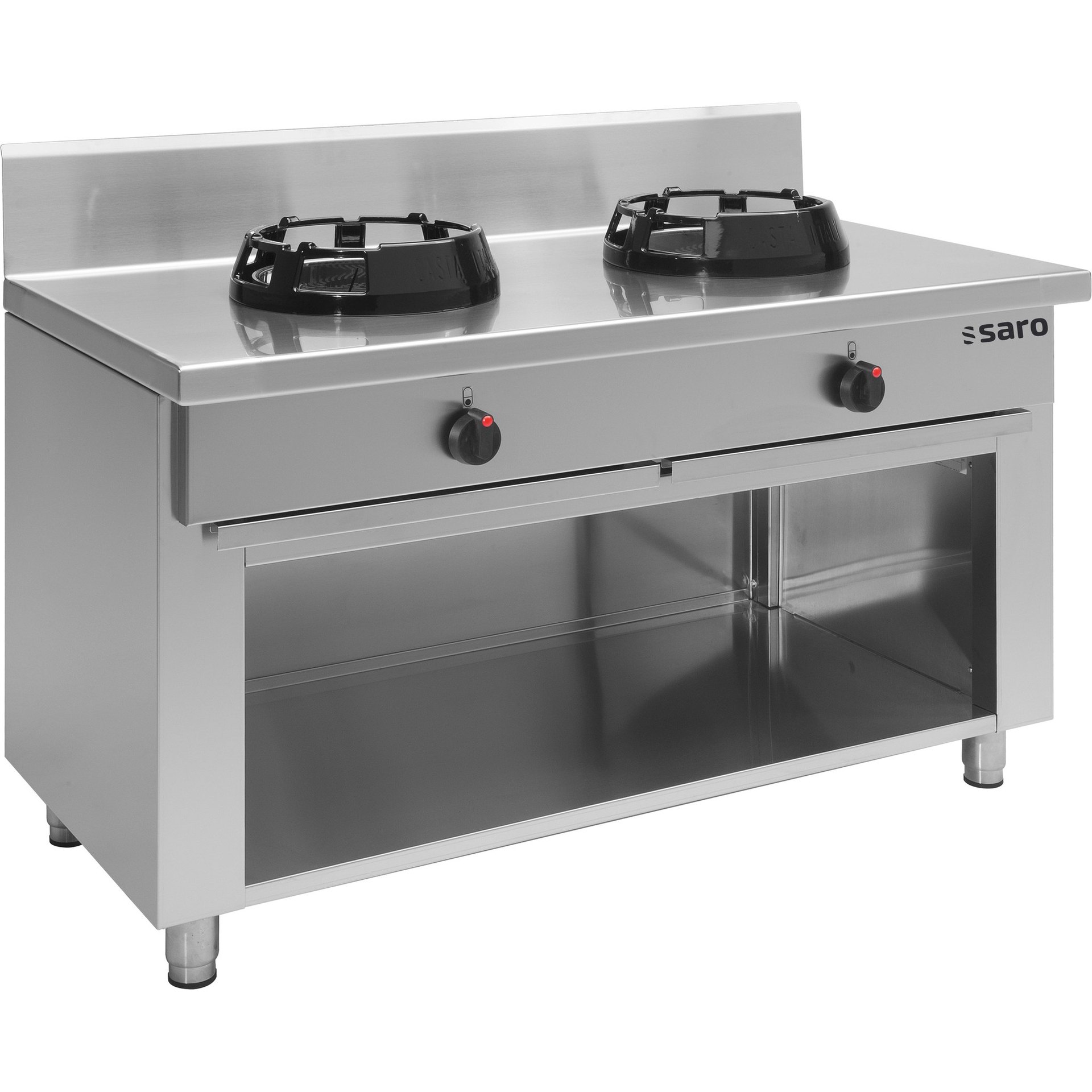 Wok-Gasherd mit offenem Unterbau Modell CC/02