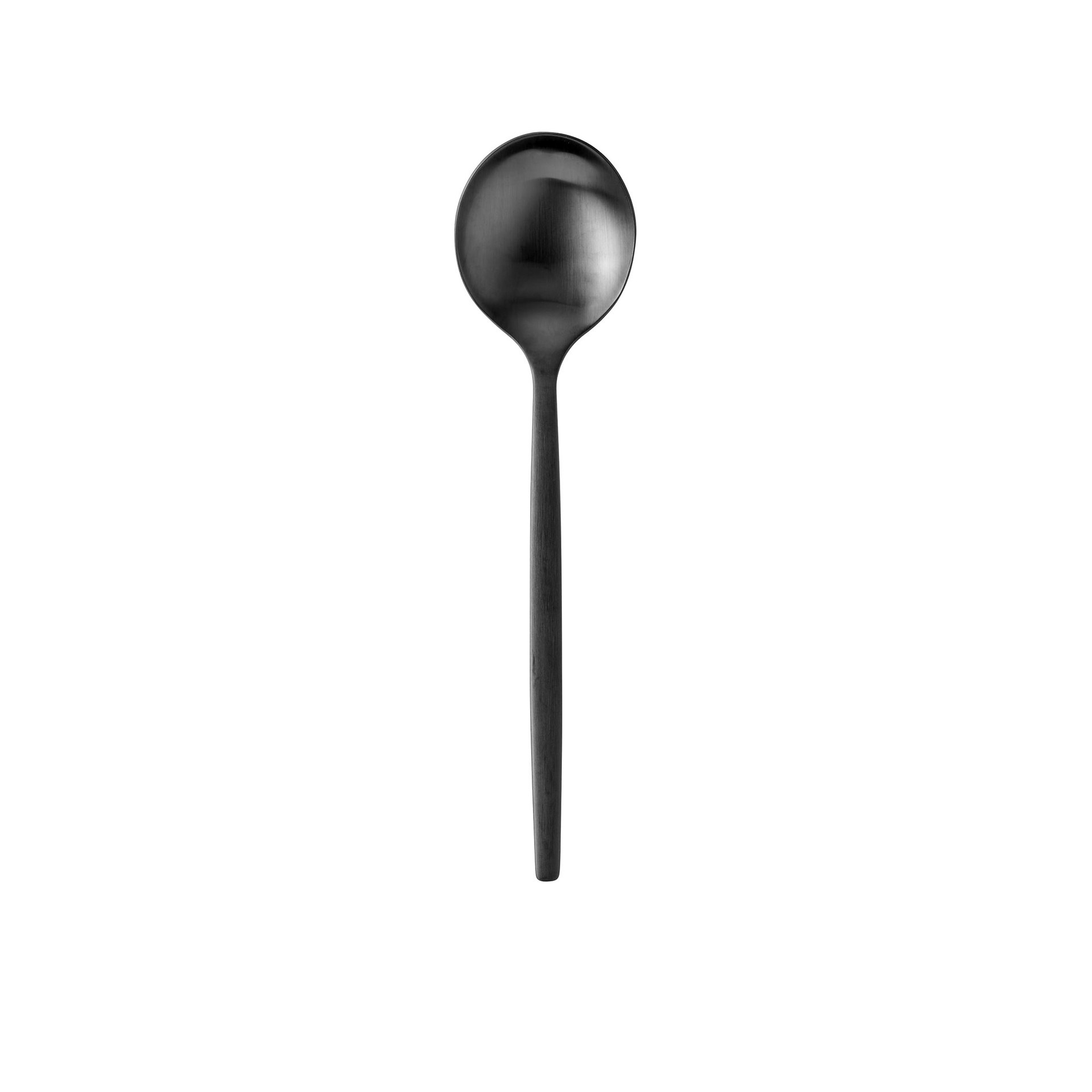 Suppenlöffel Set ALEX BLACK 18 cm
