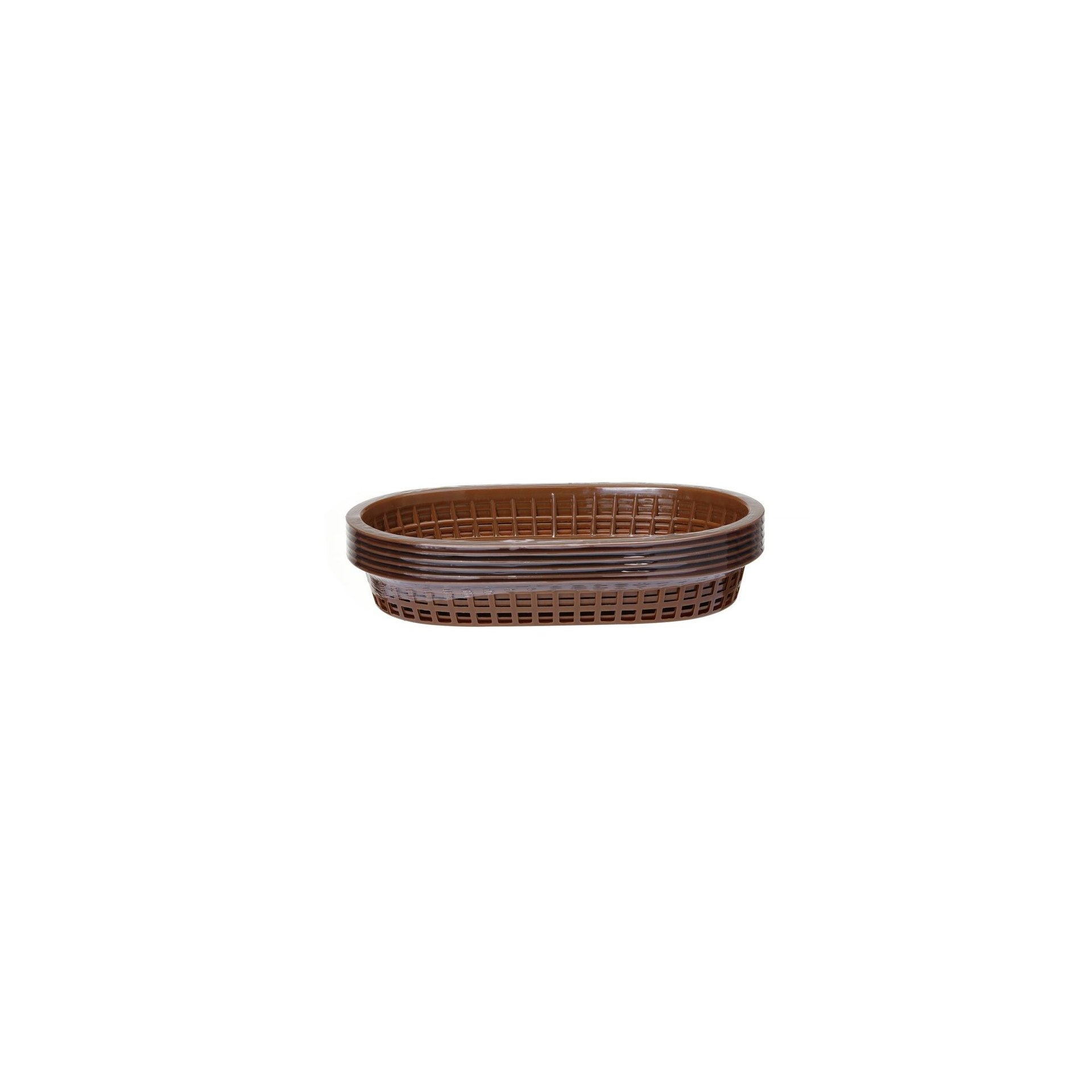Servierkörbe im Fastfood-Stil, Braun 275x175x(H)38mm Servierkörbe im Fastfood-Stil, Braun 275x175x(H)38mm