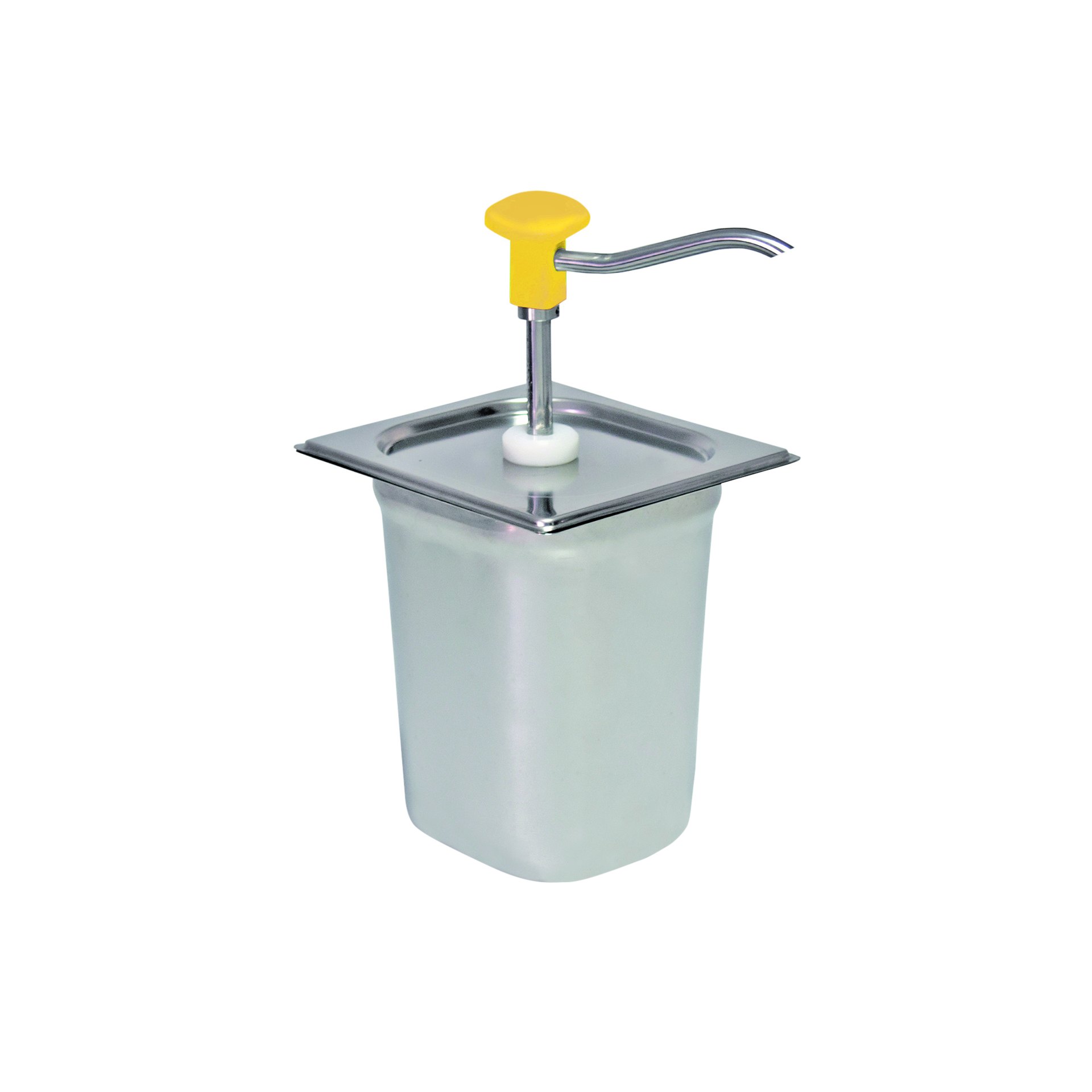 Druckknopf Dosierspender - 3 Liter, gelb