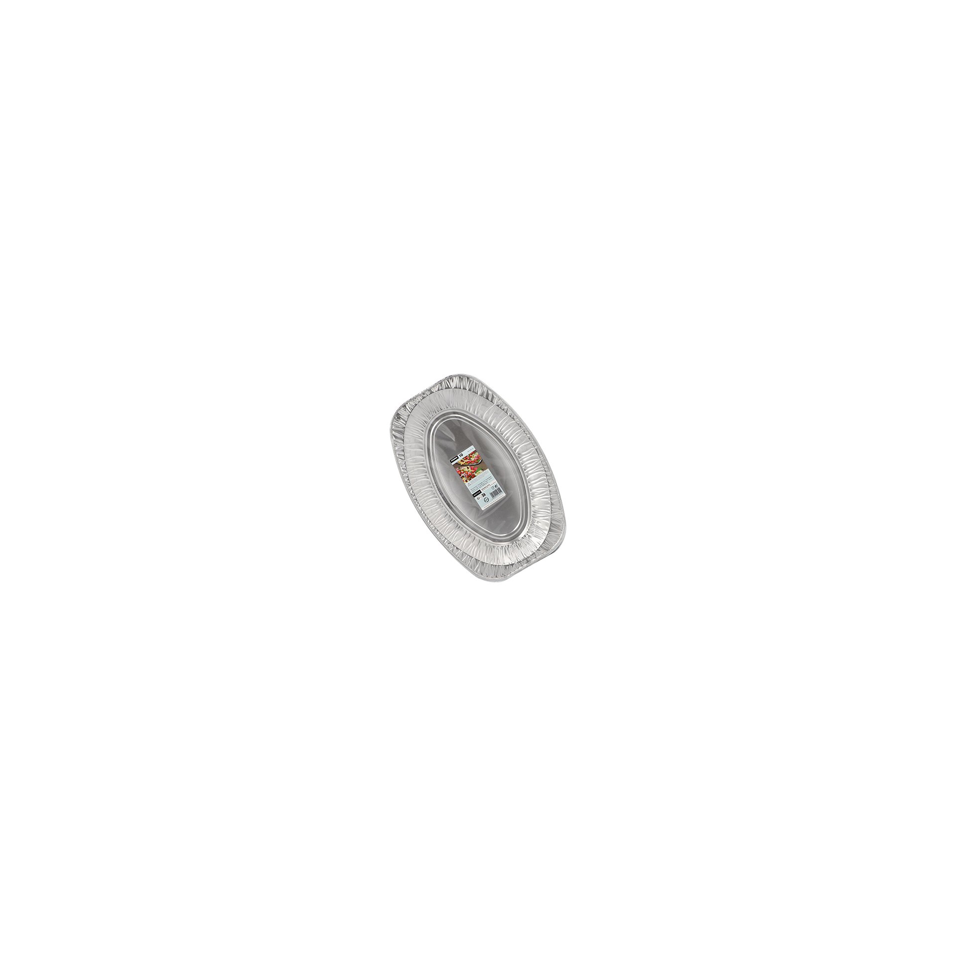 Servierplatten, Alu oval 43 cm x 29 cm