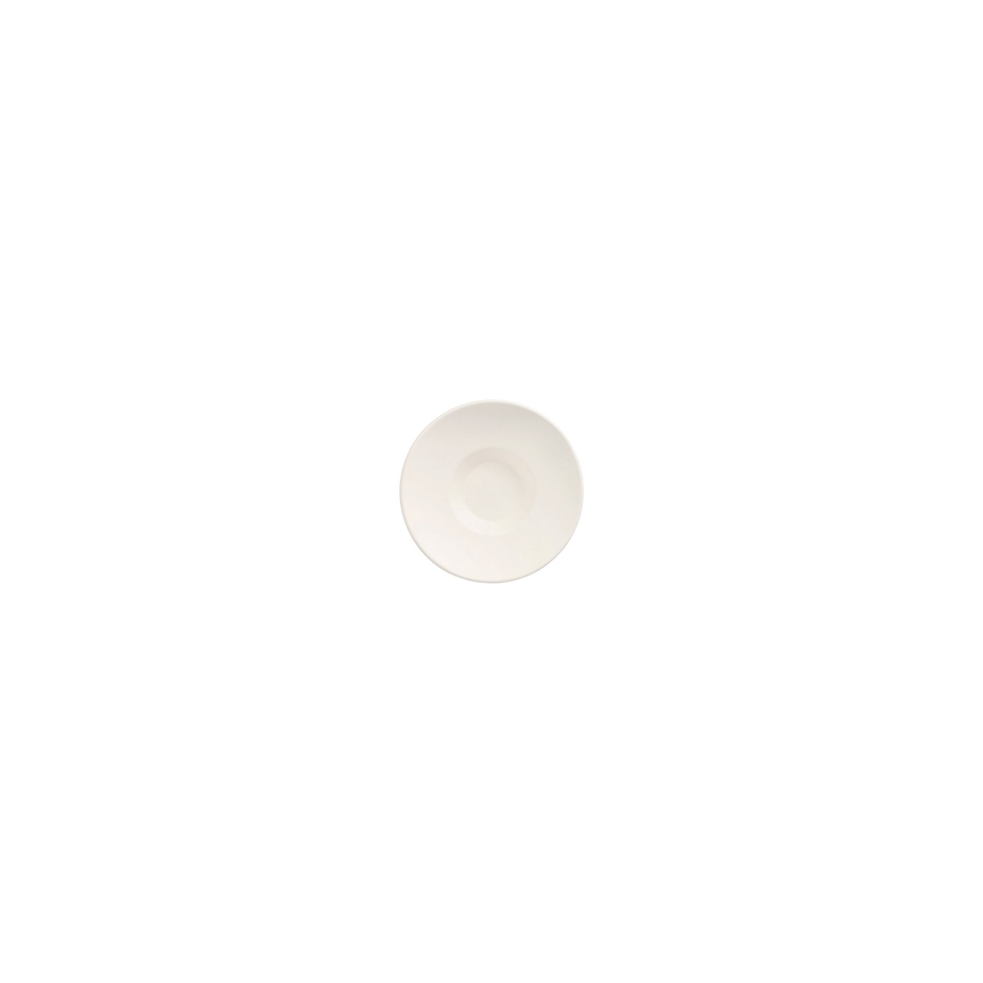 Teller Zuckerrohr "pure" rund Ø 14,5 cm · 3,5 cm weiss "Cella"