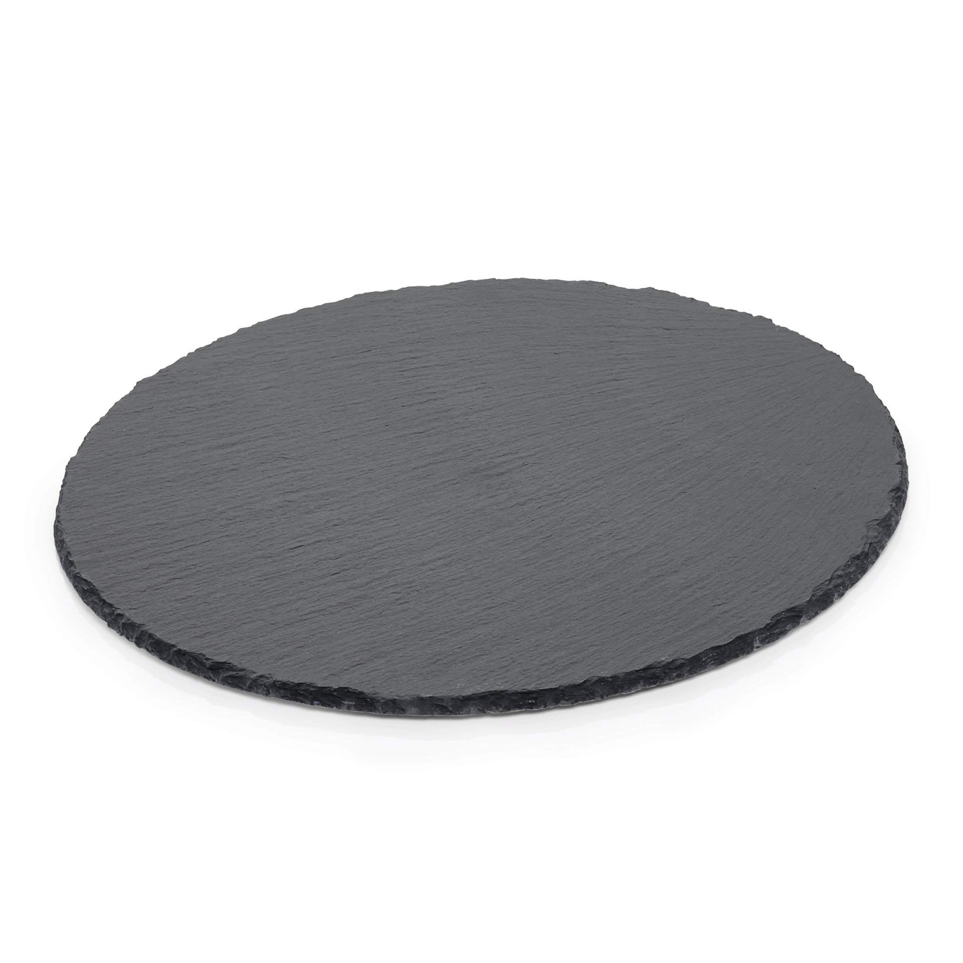 Naturschieferplatte Ø 30 cm, (H) 0,5 cm Naturschieferplatte Ø 38 cm, (H) 0,6 cm