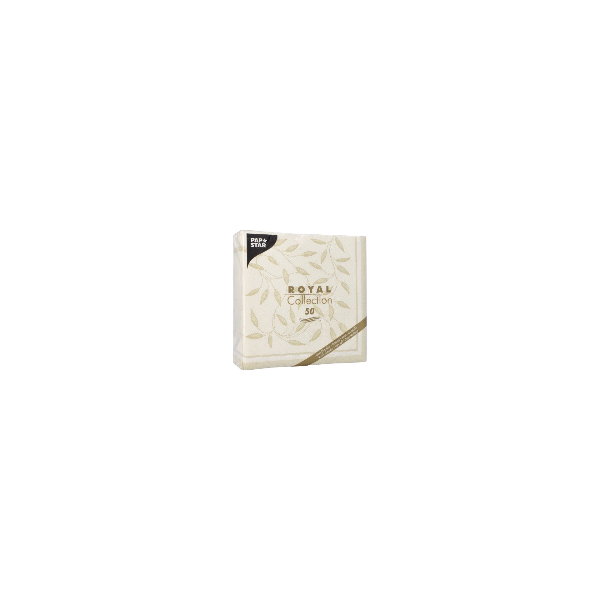 Servietten "ROYAL Collection" 1/4-Falz 40 cm x 40 cm champagner "New Mediterran" Servietten "ROYAL Collection" 1/4-Falz 40 cm x 40 cm champagner "New Mediterran"
