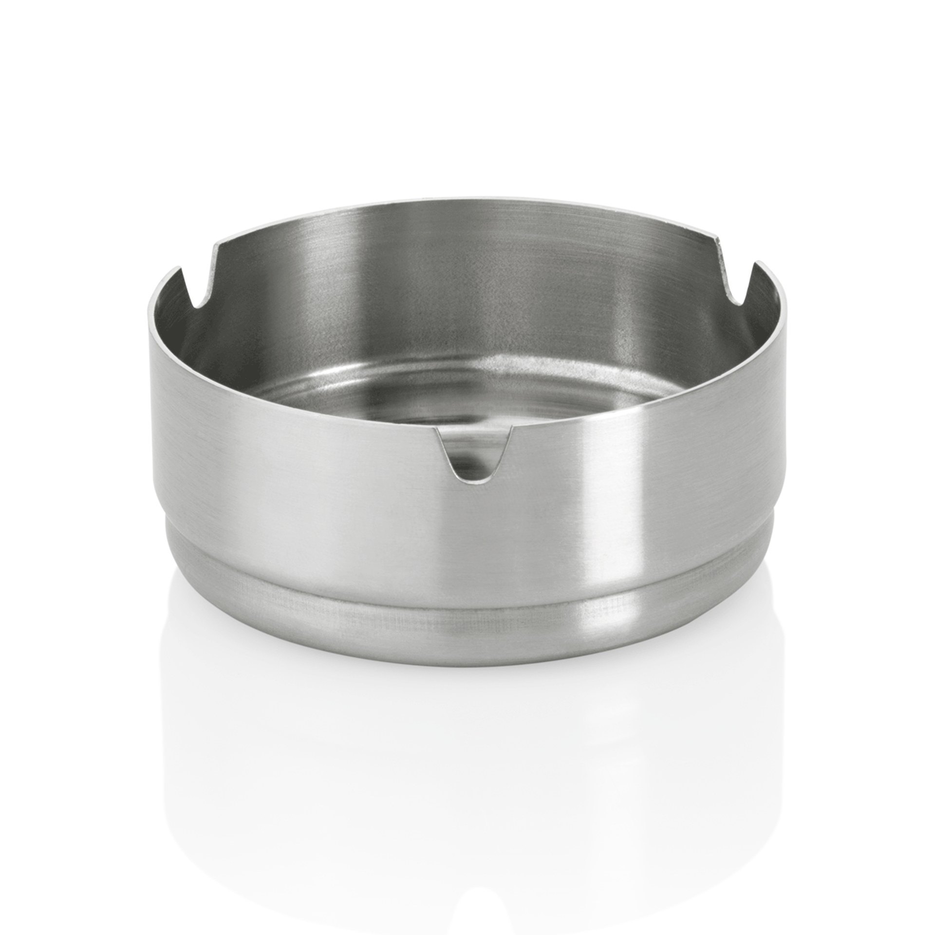 Aschenbecher Ø 12 cm Chromnickelstahl