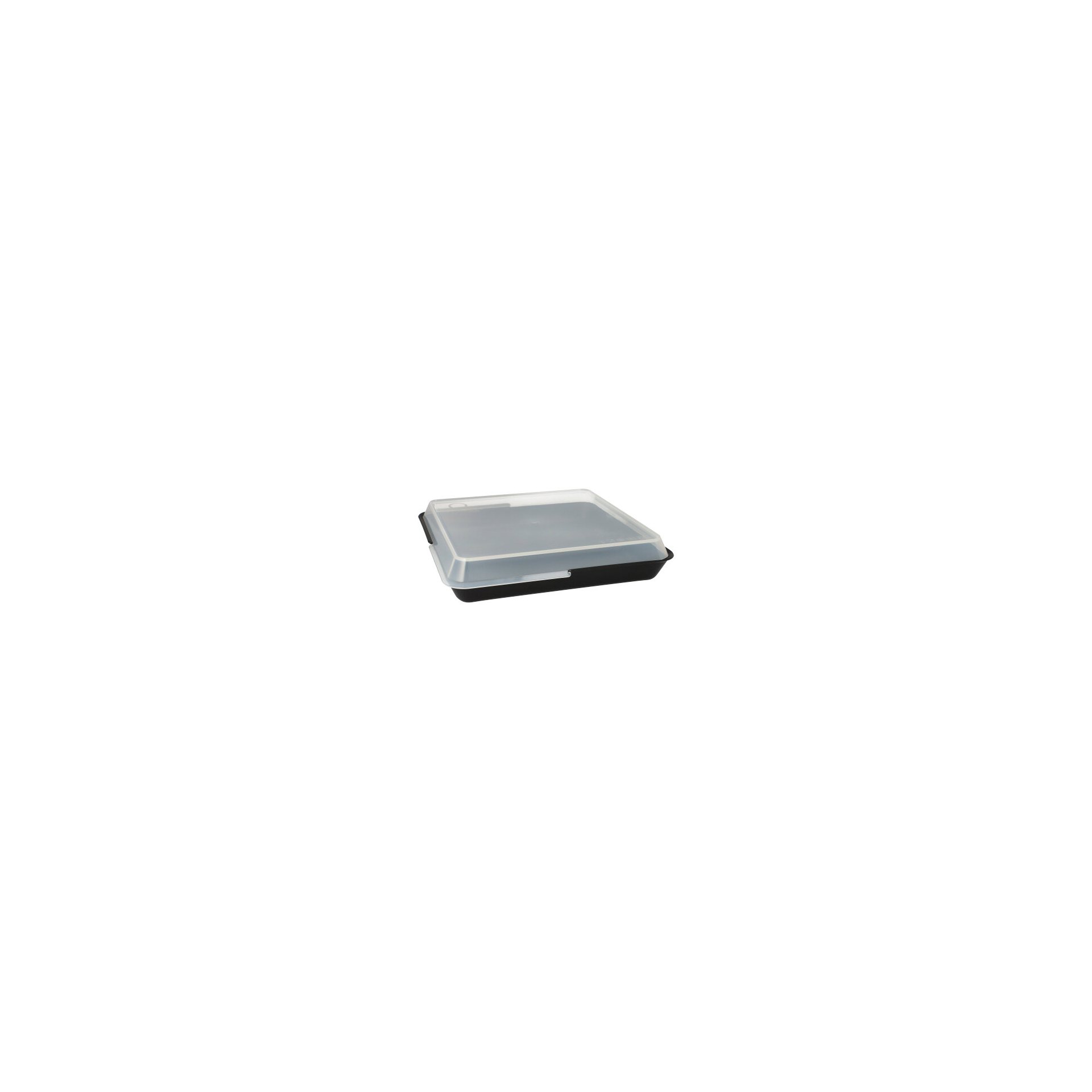 "Circulware" Mehrweg-Schalen Mix & Match eckig 2,9 cm x 23,4 cm x 23,4 cm schwarz "Circulware" Mehrweg-Schalen Mix & Match eckig 2,9 cm x 23,4 cm x 23,4 cm schwarz