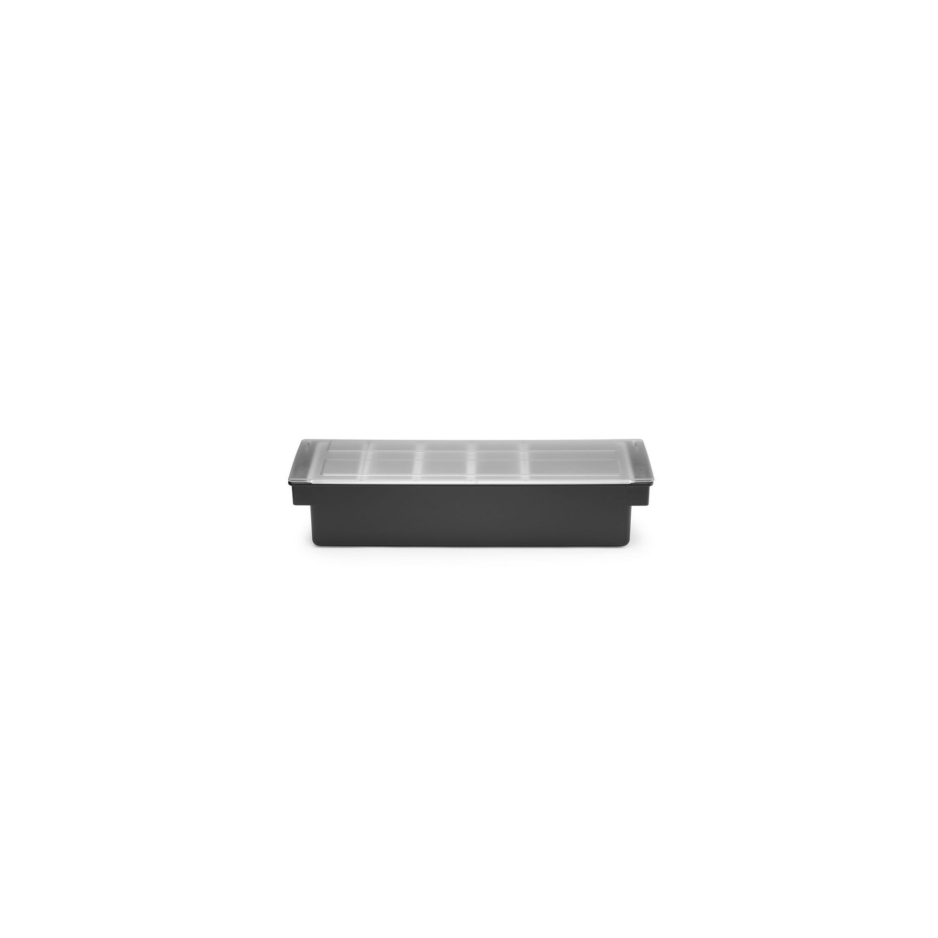 Zutatenbehälter – 5 Fächer, BarUp, Schwarz, 480x150x(H)100mm Zutatenbehälter – 5 Fächer, BarUp, Schwarz, 480x150x(H)100mm