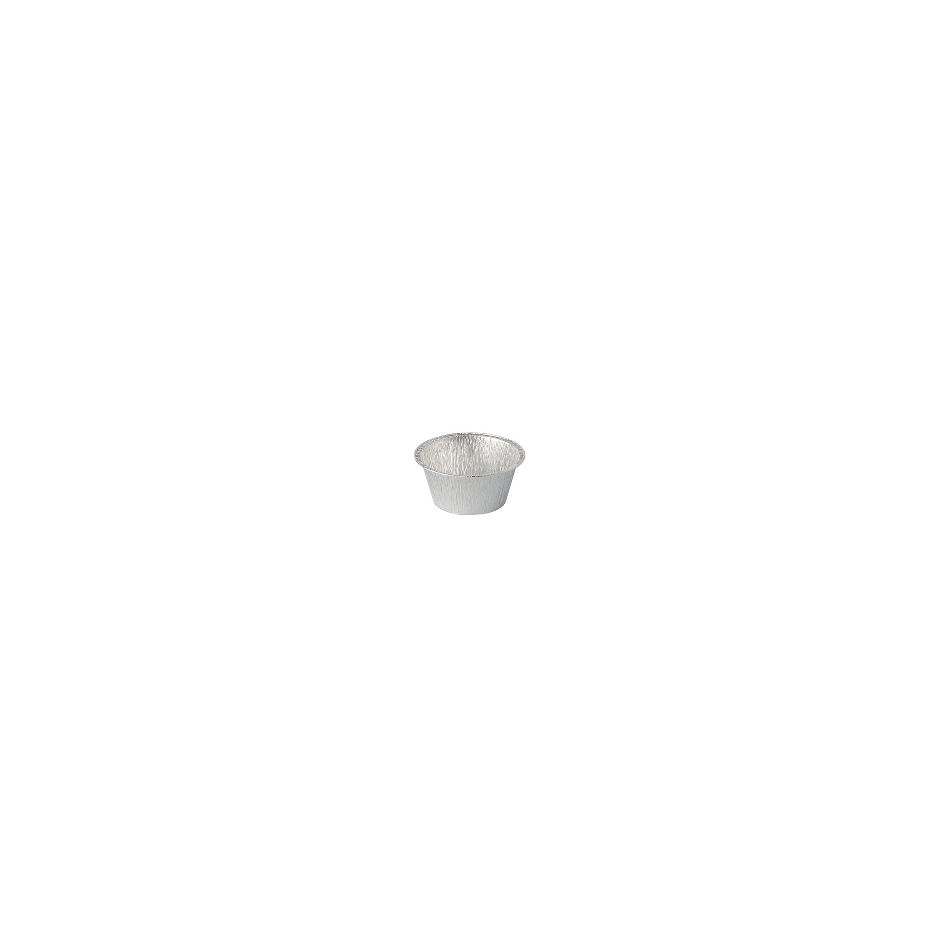 Schalen, Alu rund 0,12 l Ø 8,5 cm · 3,9 cm Schalen, Alu rund 0,12 l Ø 8,5 cm · 3,9 cm