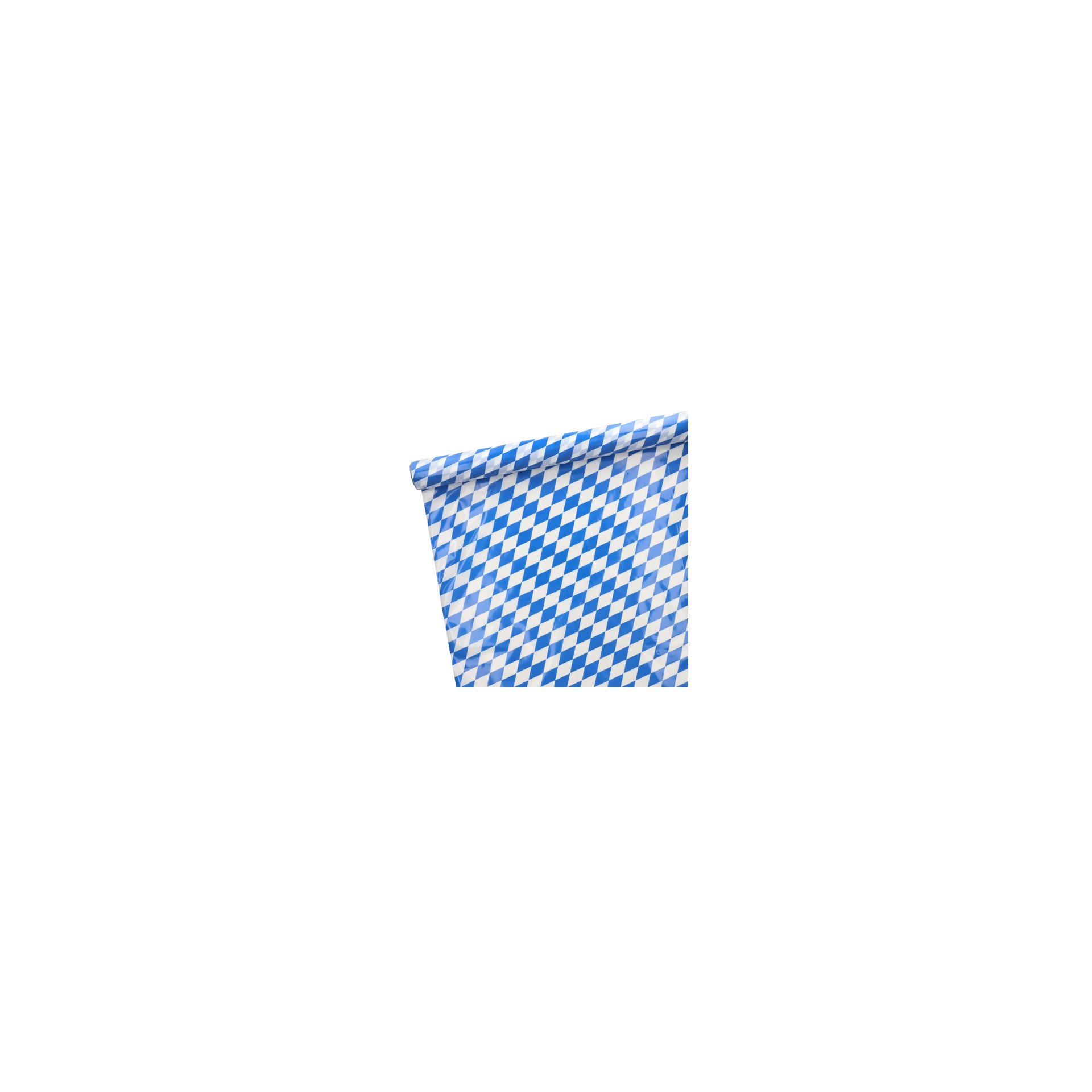 Tischdecke, Folie 20 m x 1 m "Bayrisch Blau"