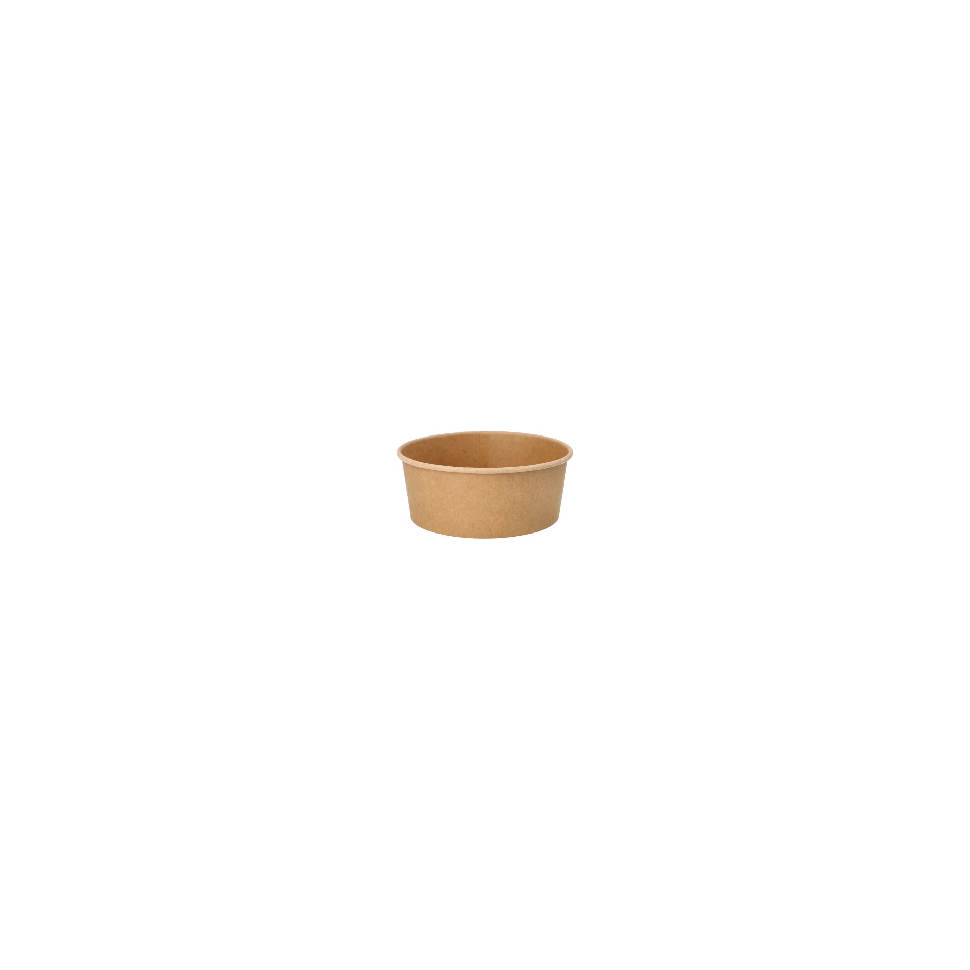 Salatschalen, Pappe rund 750 ml Ø 15 cm · 6 cm braun