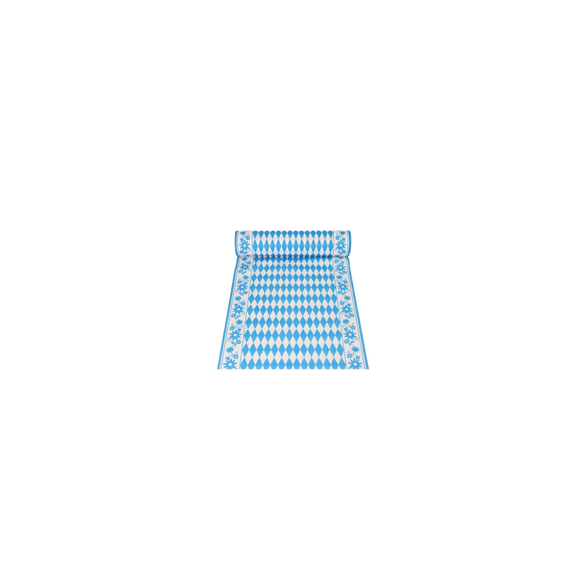 Tischläufer, stoffähnlich, Airlaid 24 m x 40 cm "Bayrisch Blau"