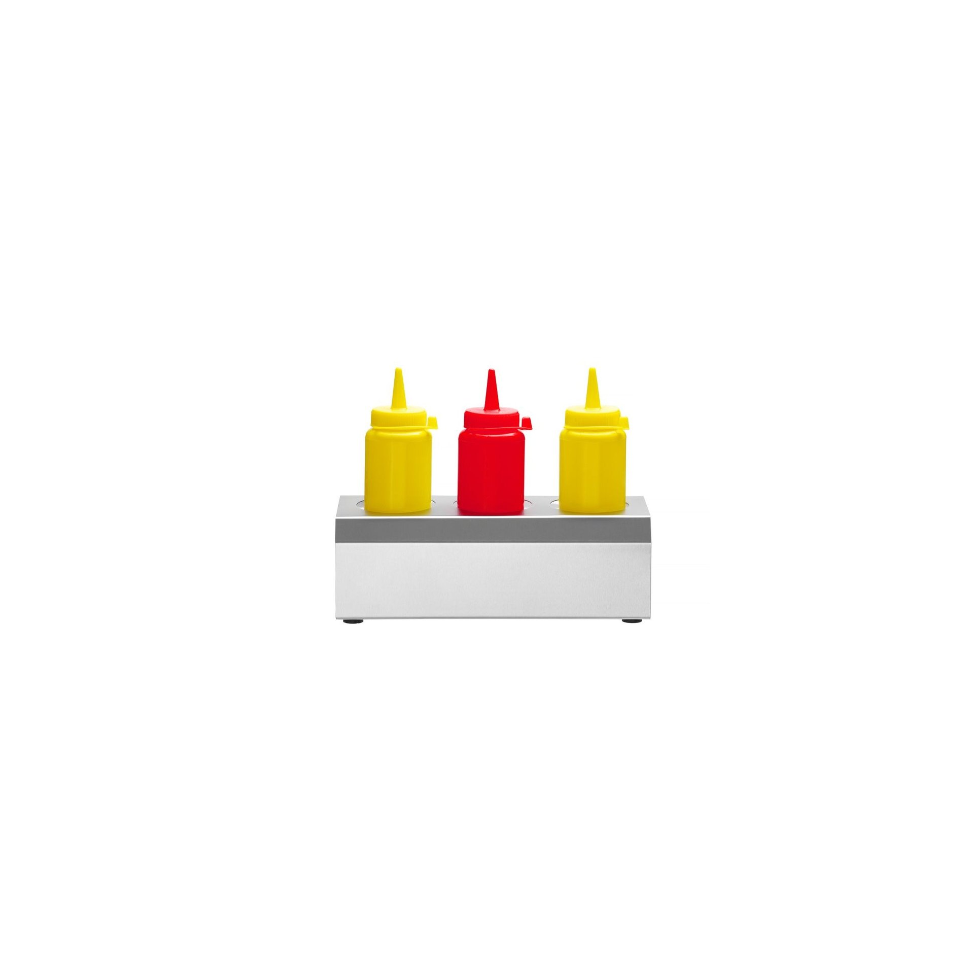 Spenderflaschen-Halter, 3-fach, ø57 mm, 229x90x(H)78mm Spenderflaschen-Halter, 3-fach, ø57 mm, 229x90x(H)78mm