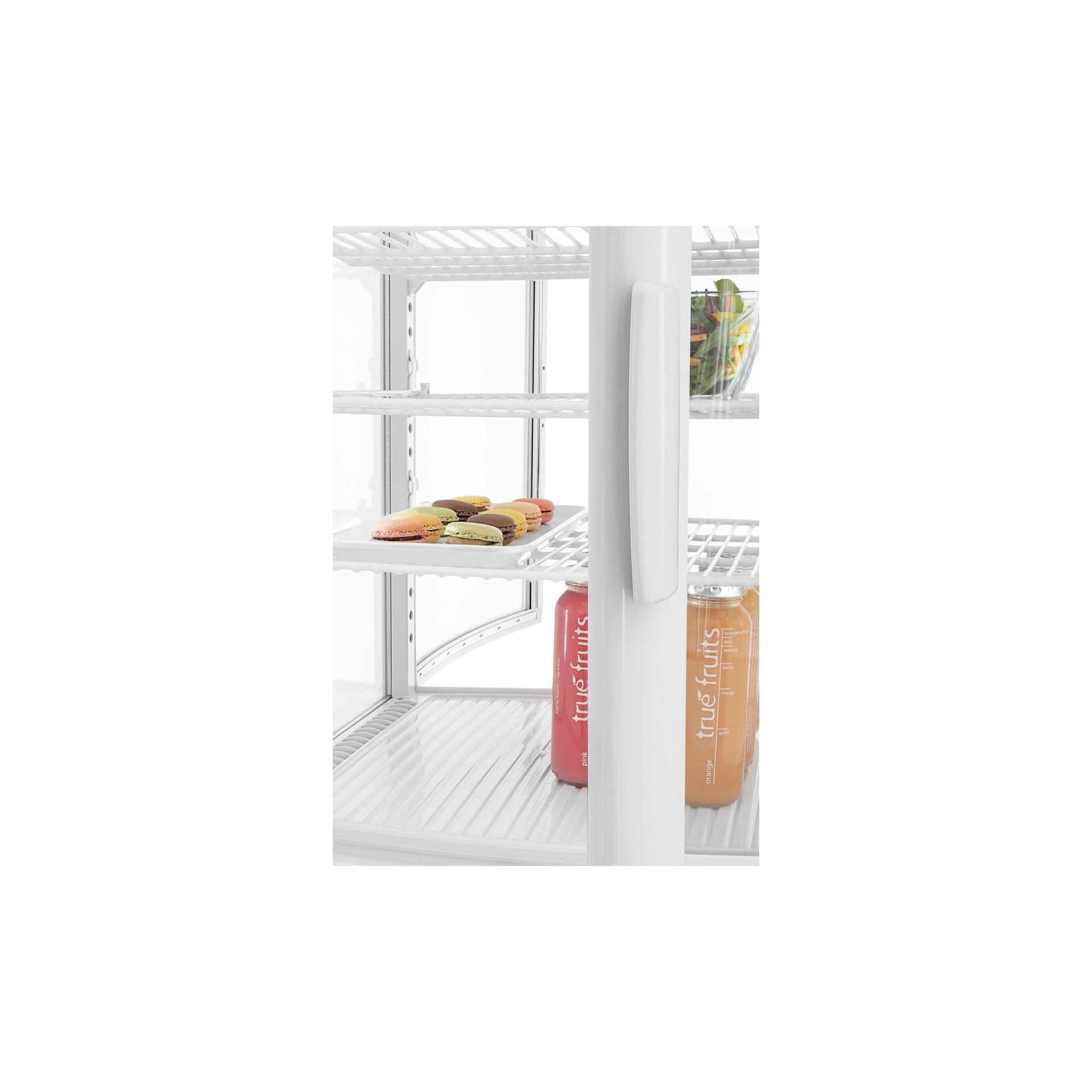 Mini-Kühlvitrine 98L2T weiß