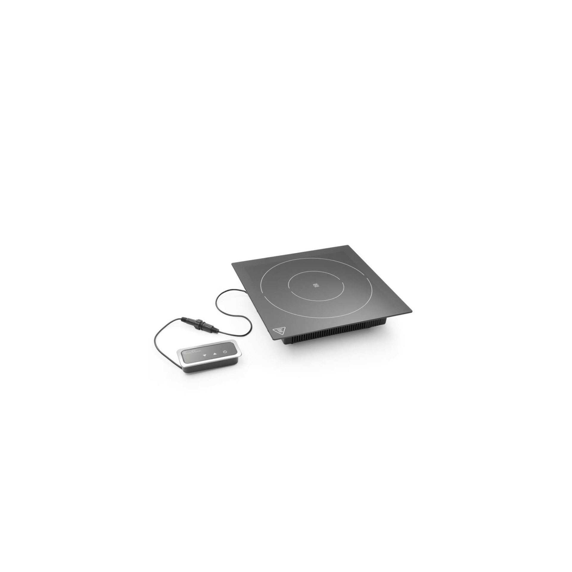 Induktionsheizplatte 1000 W, Fine Dine, Schwarz, 230V/1000W, 350x397x(H)85mm