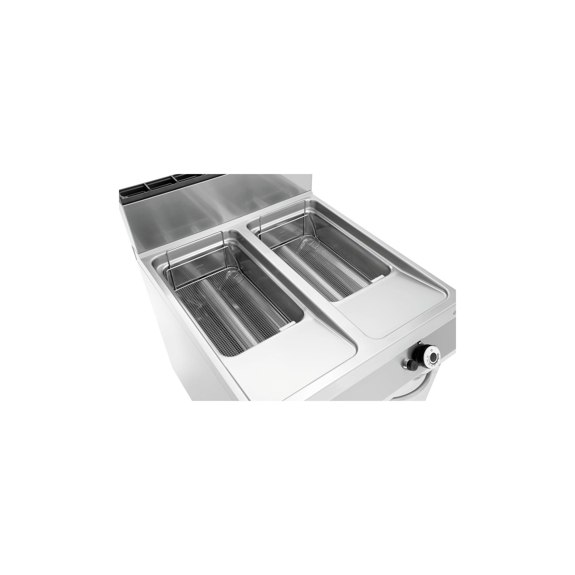 Gas-Standfritteuse, 2 Becken Gas-Standfritteuse, 2 Becken