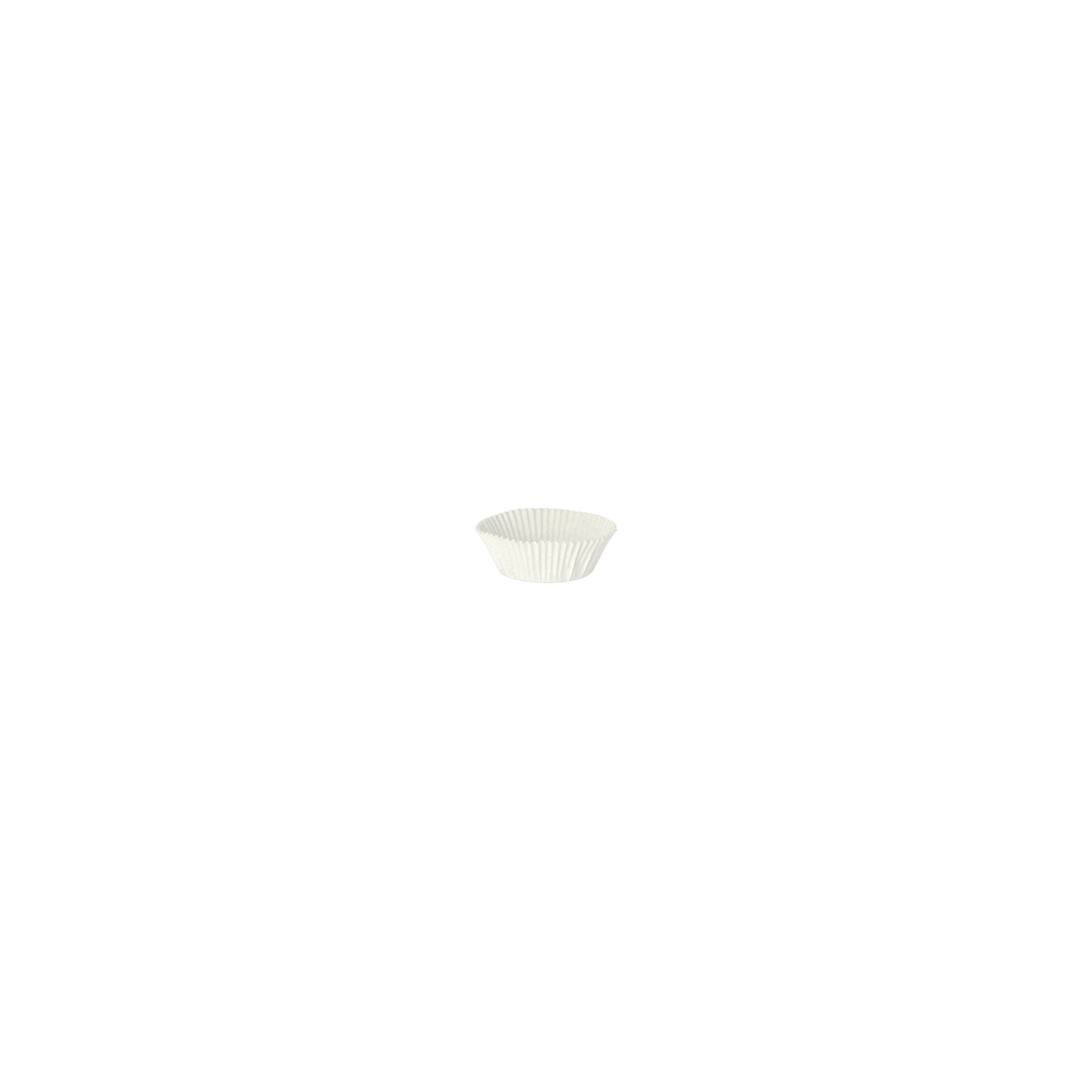 Backförmchen Ø 5 cm · 2,5 cm weiss Backförmchen rund Ø 5 cm · 2,5 cm weiss