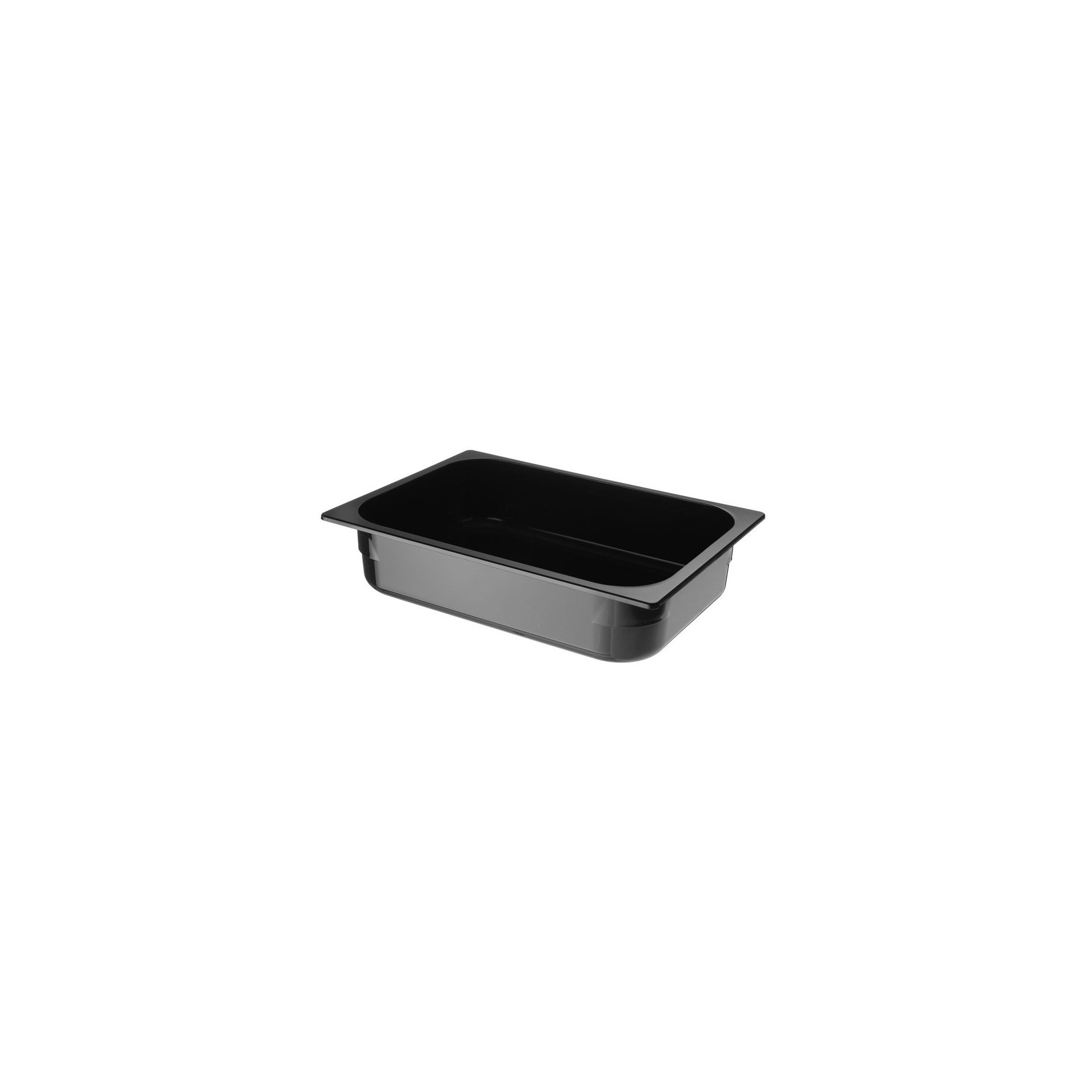 Eiscreme-Behälter Polycarbonat, 5L, Schwarz, 360x250x80mm